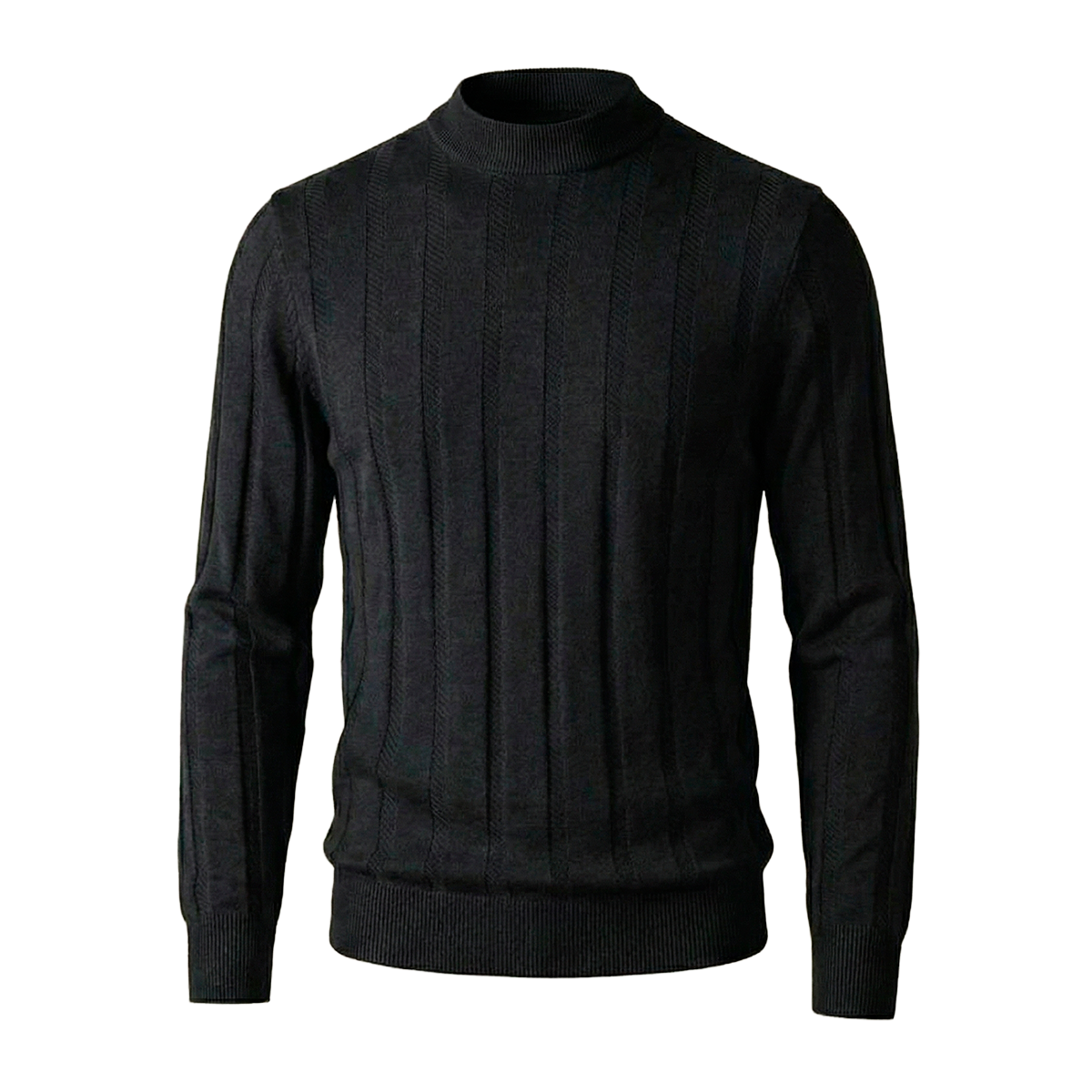 Kingsbridge Ribbed Mock Neck