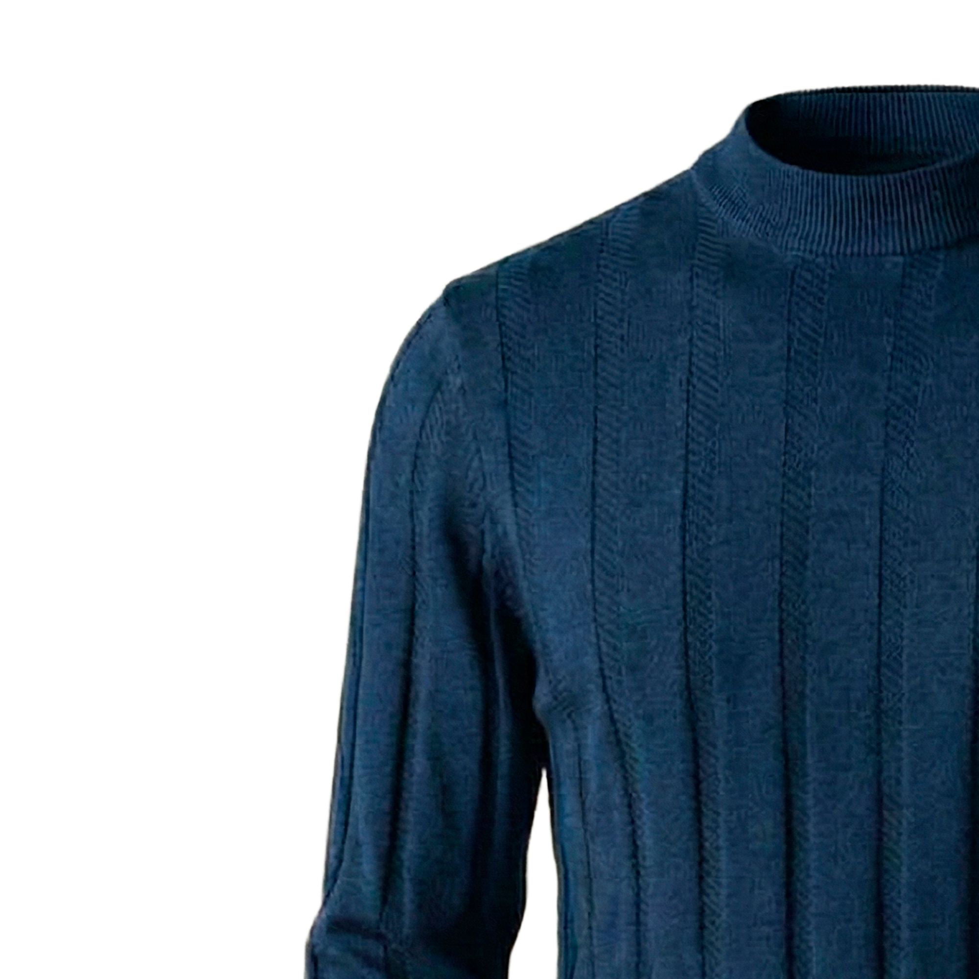 Kingsbridge Ribbed Mock Neck